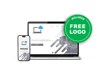 Logo Maker Deals 2025: Brand Building Tools, Design Templates, and Logo Maker, mobile and laptop screen with includes free logo stamp