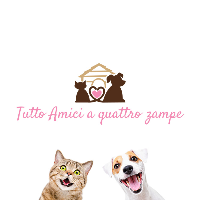 Esempio di logo personalizzato per la cura degli animali