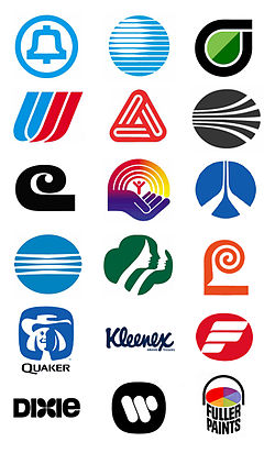 Sample of Logos by Saul Bass