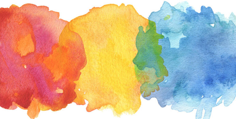watercolor splotches