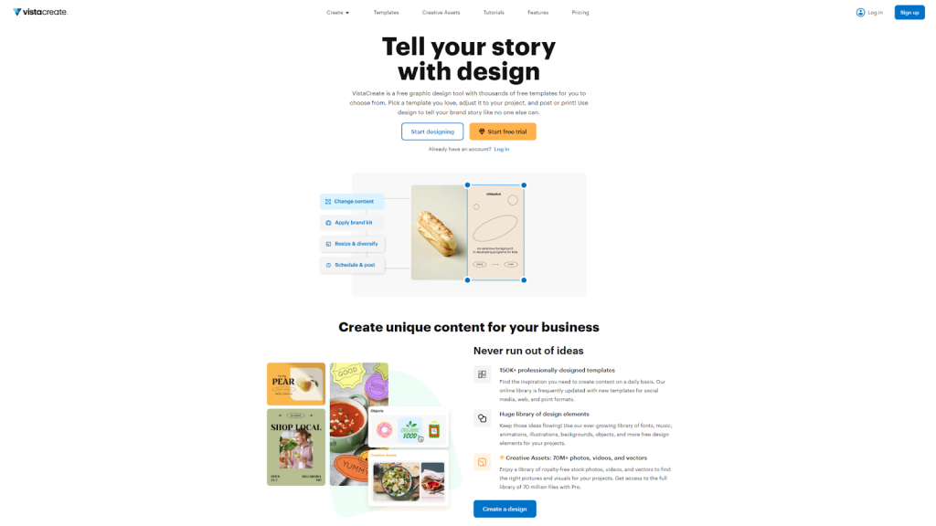 Vistacreate  Homepage